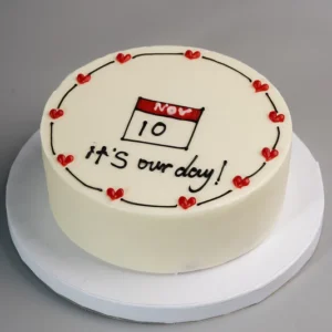 Calendar Anniversary Cake