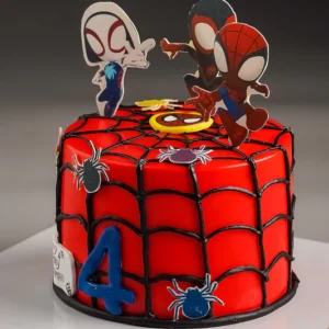 Spiderverse Web Cake
