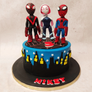 Spiderverse Web Cake
