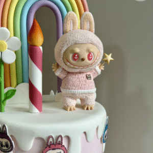 Labubu Theme Birthday Cake