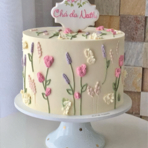 Custom Floral Cake