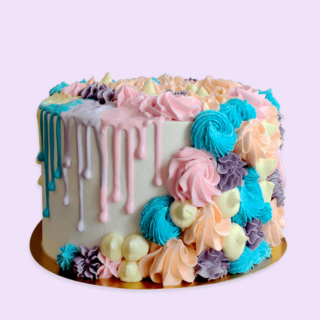 Colourful Drip Cake