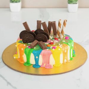 Colourful Drip Cake