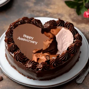 Anniversary Photo Cake